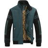 Autumn Stand Collar Patchwork Coat