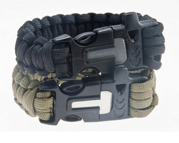  Flint Fire Starter Whistle Travel Kit
