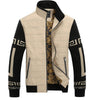 Autumn Stand Collar Patchwork Coat